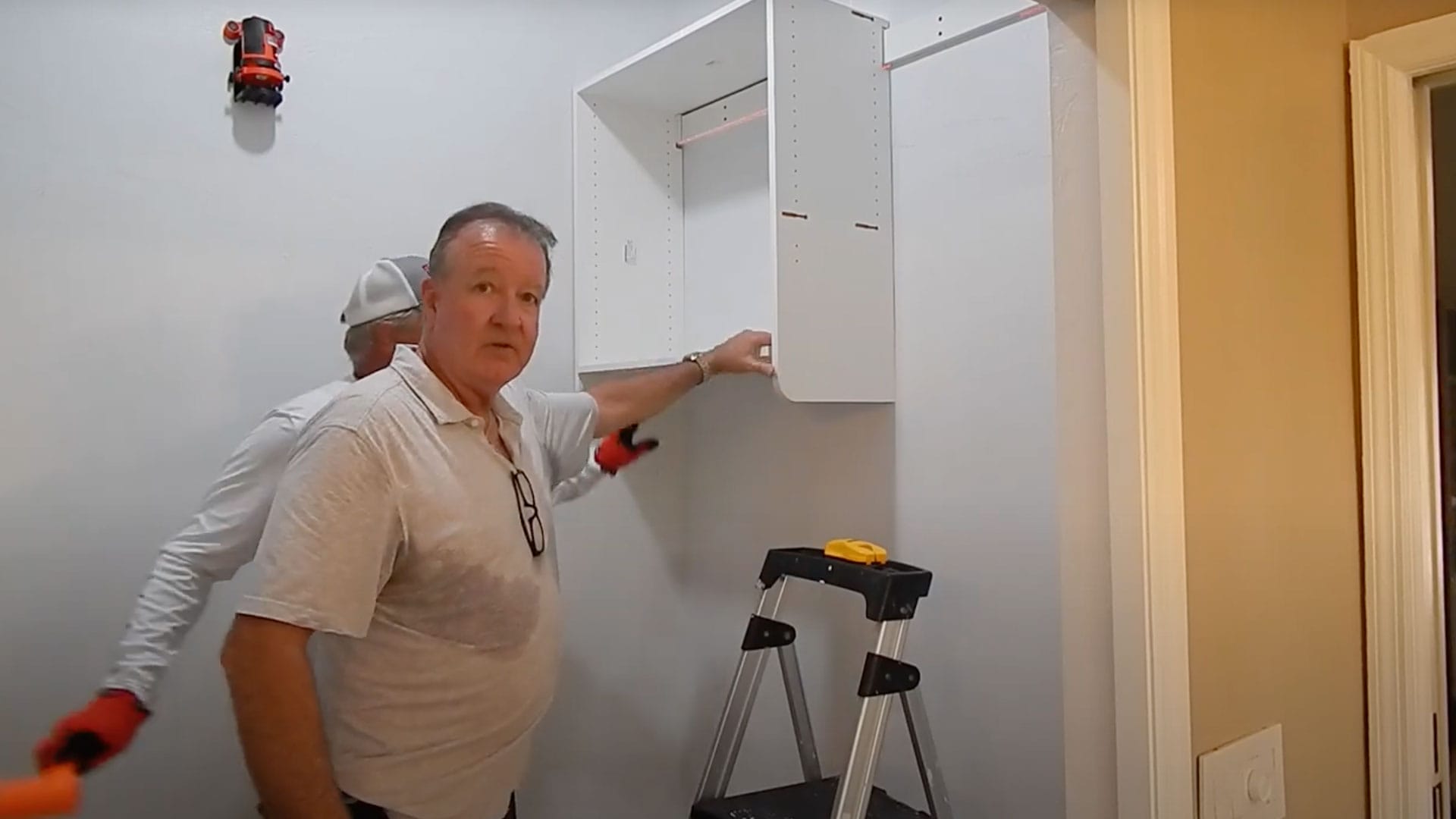 Custom walk-in closet installation in Naples, Florida by Gulfshore Closets. Experience luxury closet design with seamless finishes and hidden hardware. Schedule your consultation now!