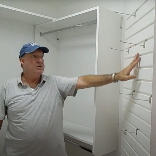 Discover the convenience of custom reach-in closets from Gulfshore Closets in Naples, Florida. Transform your space with expertly designed storage solutions.
