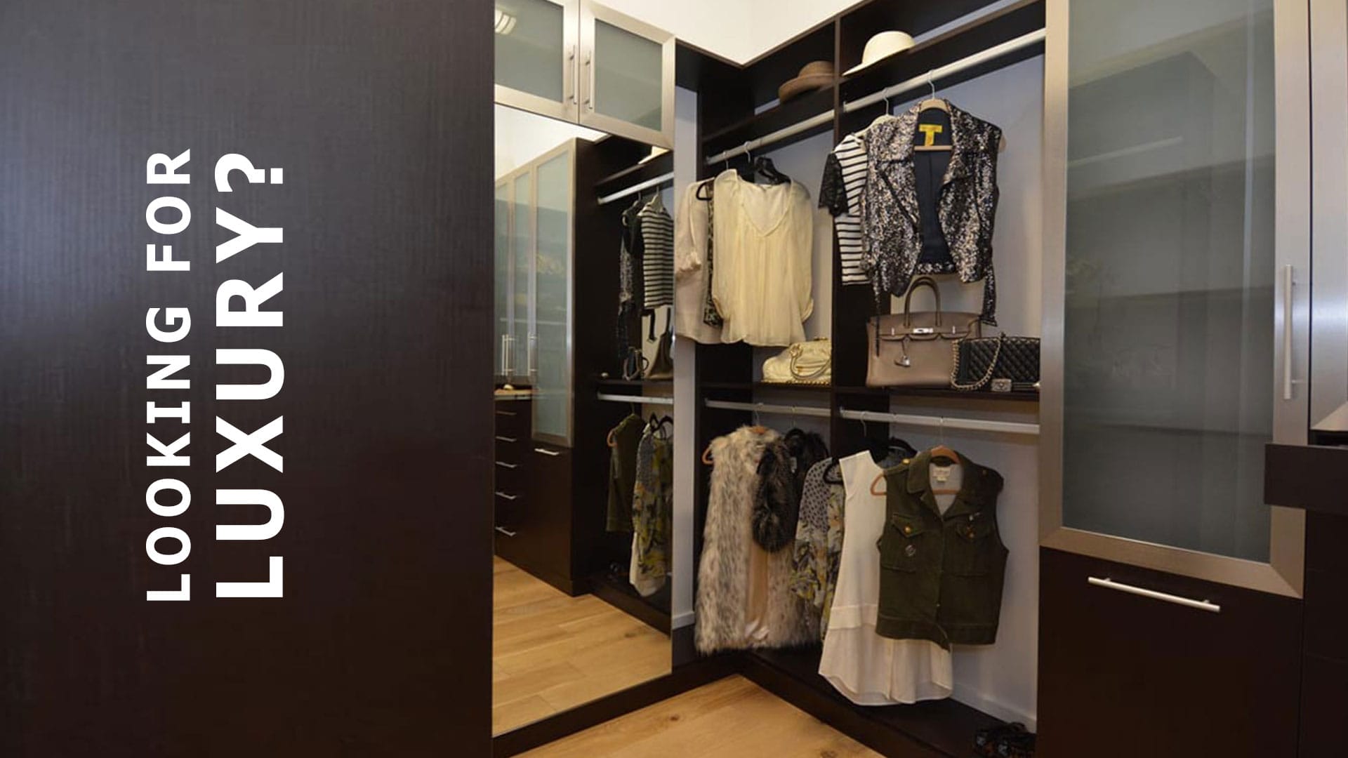 Experience luxury living with custom boutique closets from Gulfshore Closets in Naples, FL. Crafted with care and attention to detail, our closets elevate both style and organization.