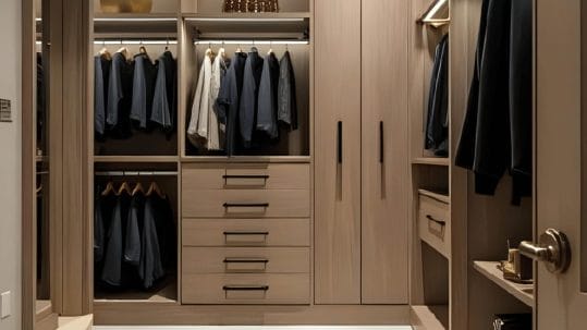 walk-in closet design Tampa