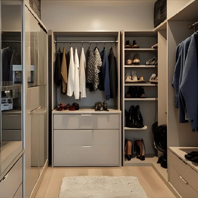 walk-in closet design Tampa FL