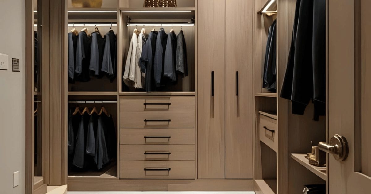 walk-in closet design Tampa